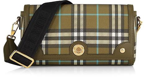 portafoglio burberry chek mar grande|Burberry Archival Check Canvas Note Bag .